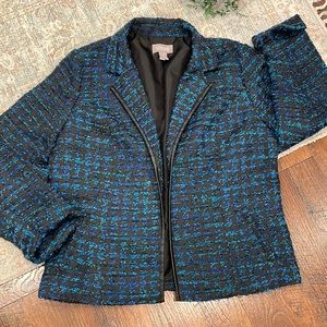 Chico’s open front blazer